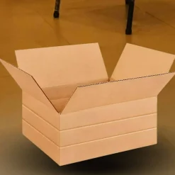 25 Pack Multi Depth Corrugated Shipping Boxes Strong Cardboard Cartons for Mailing 14 x 12 x 6 Inch