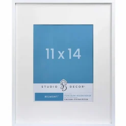 8 Pack: Narrow Belmont Frame with Mat by Studio Décor®