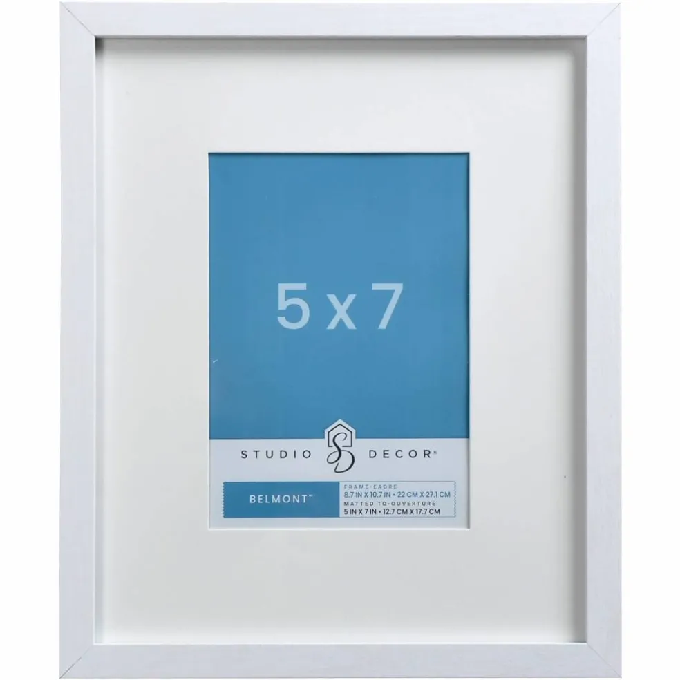 8 Pack: Narrow Belmont Frame with Mat by Studio Décor®