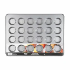 8 Pack: Non-Stick 24-Cavity Muffin Pan by Makery®