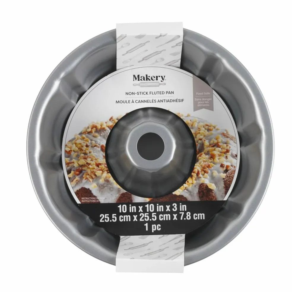8 Pack: Non-Stick Fluted Pan by Makery®