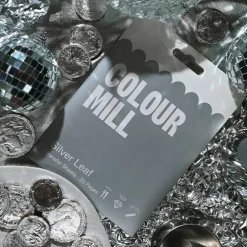 Pack of 5 Colour Mill Edible Silver Leaf Genuine Silver Transfer Sheets 8cm x 8cm