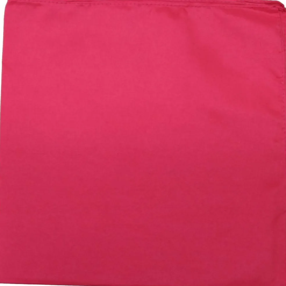 Pack of 100 Solid 100% Cotton Unisex Bandanas - Bulk Wholesale