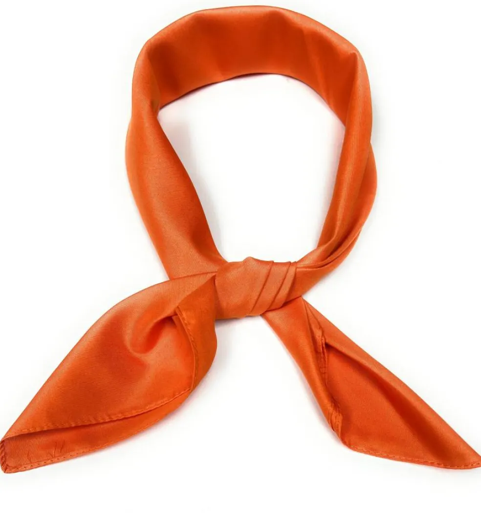 Pack of 3 Solid Ribbon Scarves, Head Neck Pocket Square Scarf