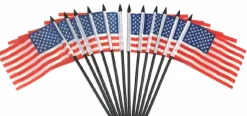 Pack of 12 United States Mini Flags – 4