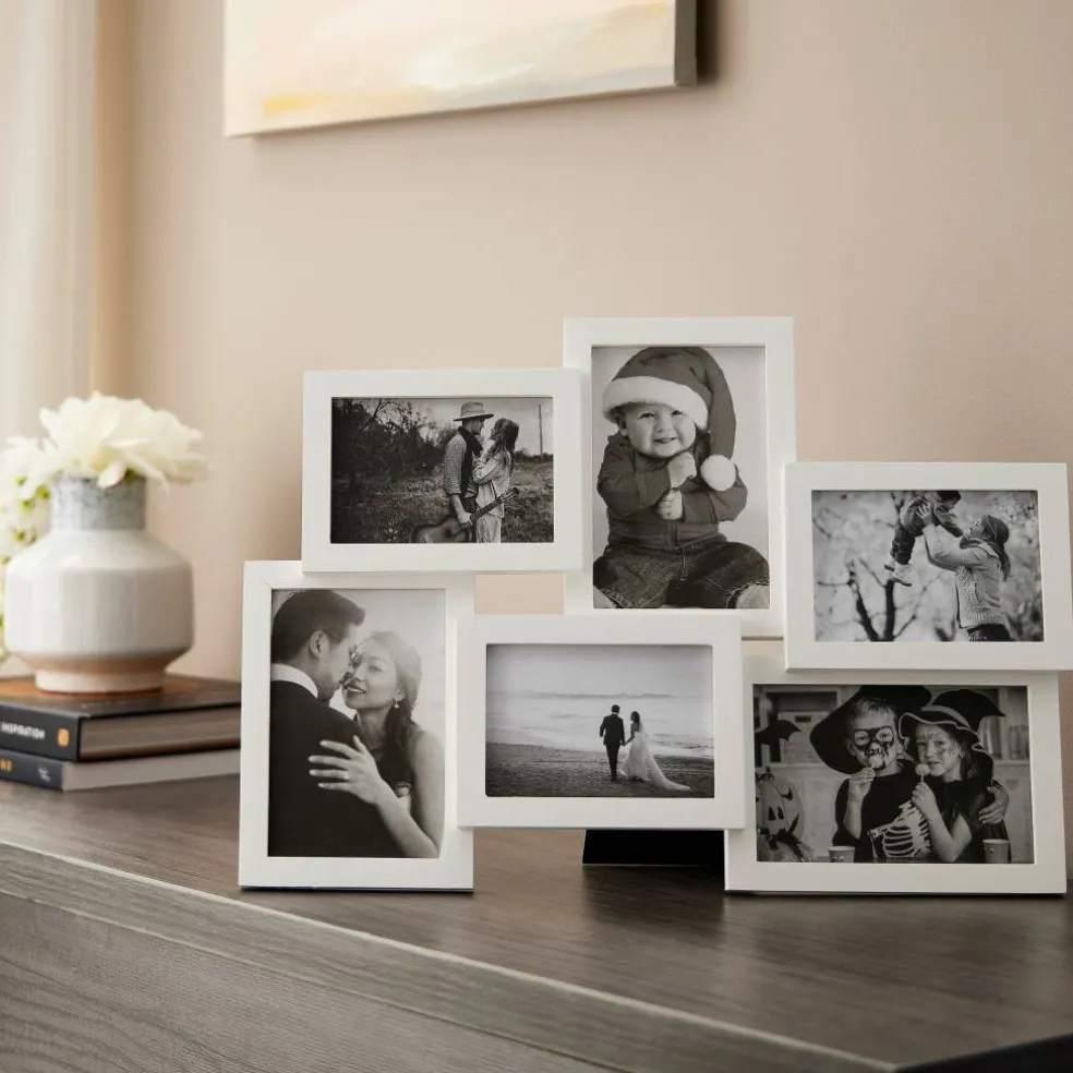 12 Pack: 6 Opening White Collage Frame, Expressions™ by Studio Décor®