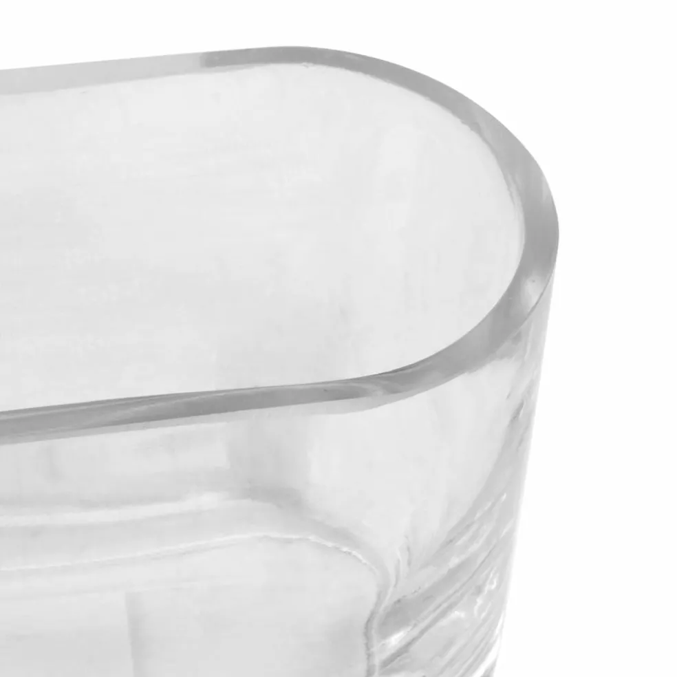 12 Pack: 6.9" Oval Glass Vase by Ashland®