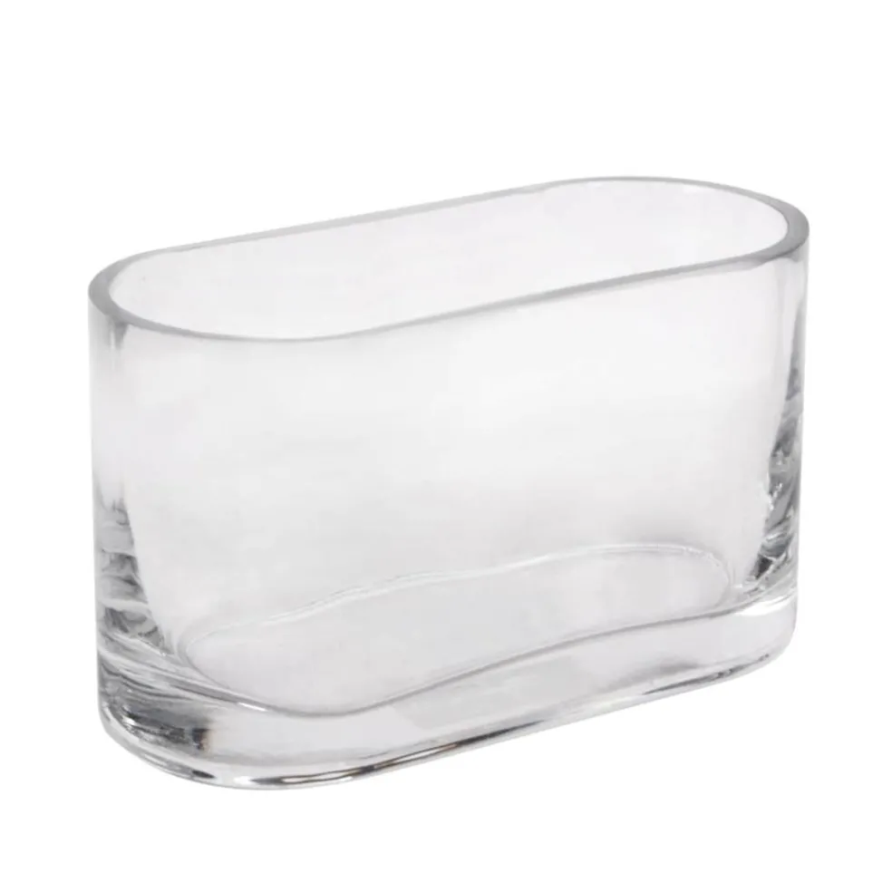 12 Pack: 6.9" Oval Glass Vase by Ashland®