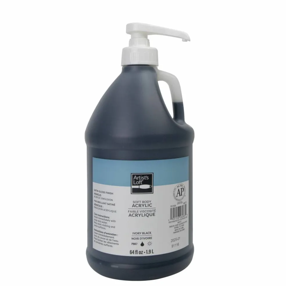 6 Pack: 64oz. Soft Body Acrylic Paint by Artist's Loft®