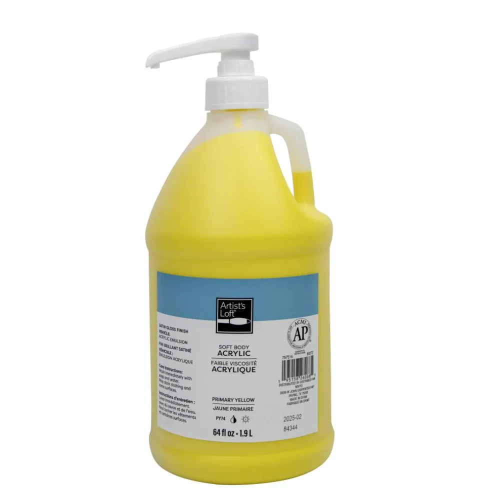 6 Pack: 64oz. Soft Body Acrylic Paint by Artist's Loft®