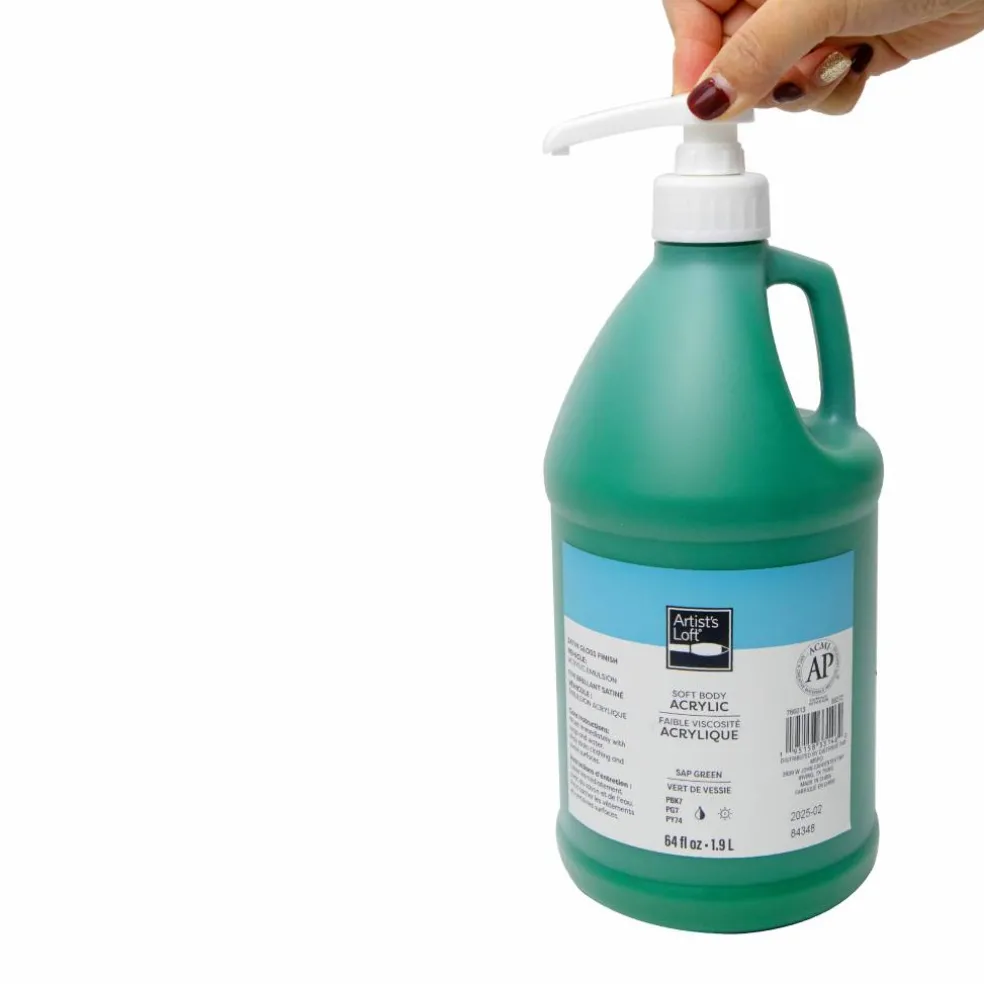 6 Pack: 64oz. Soft Body Acrylic Paint by Artist's Loft®