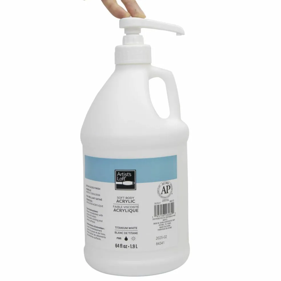 6 Pack: 64oz. Soft Body Acrylic Paint by Artist's Loft®