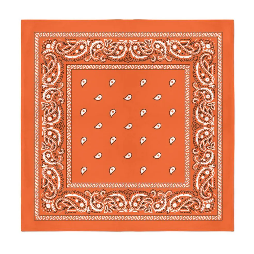 12-Pack Paisley 100% Cotton Double Sided Bandanas