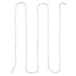 6 Pack: 36" Paperclip Necklace Chain by Bead Landingâ„¢