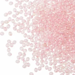 12 Pack: Pink Aurora Borealis Faceted Acrylic Round Craft Beads, 6mm by Bead Landing™