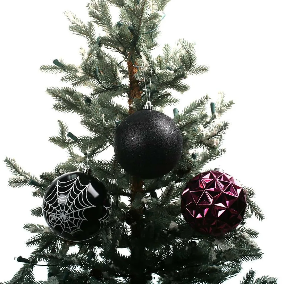 3 Pack 4.72" Pink & Black Halloween Ornaments by Ashland®