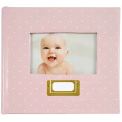 6 Pack: Pink Polka Dot 2-Up Photo Album by Recollections™