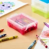 36 Pack: Pink Stacking Crayon Box by Simply Tidy™