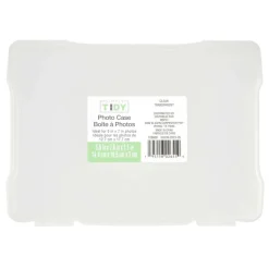 10 Pack: Plastic Photo Case by Simply Tidy™
