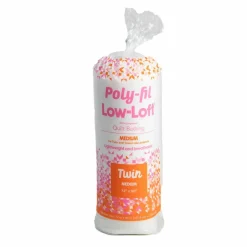 18 Pack: Poly-Fil Low Loft® 72" x 90" Twin Polyester Quilt Batting