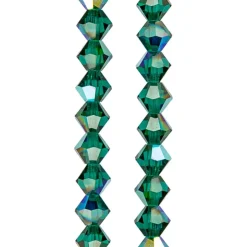 12 Pack: Preciosa® Czech Crystal Bicone Beads, 4mm by Bead Landing™