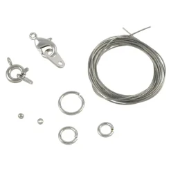 12 Pack: Premium Metals Rhodium Finding Kit by Bead Landing™