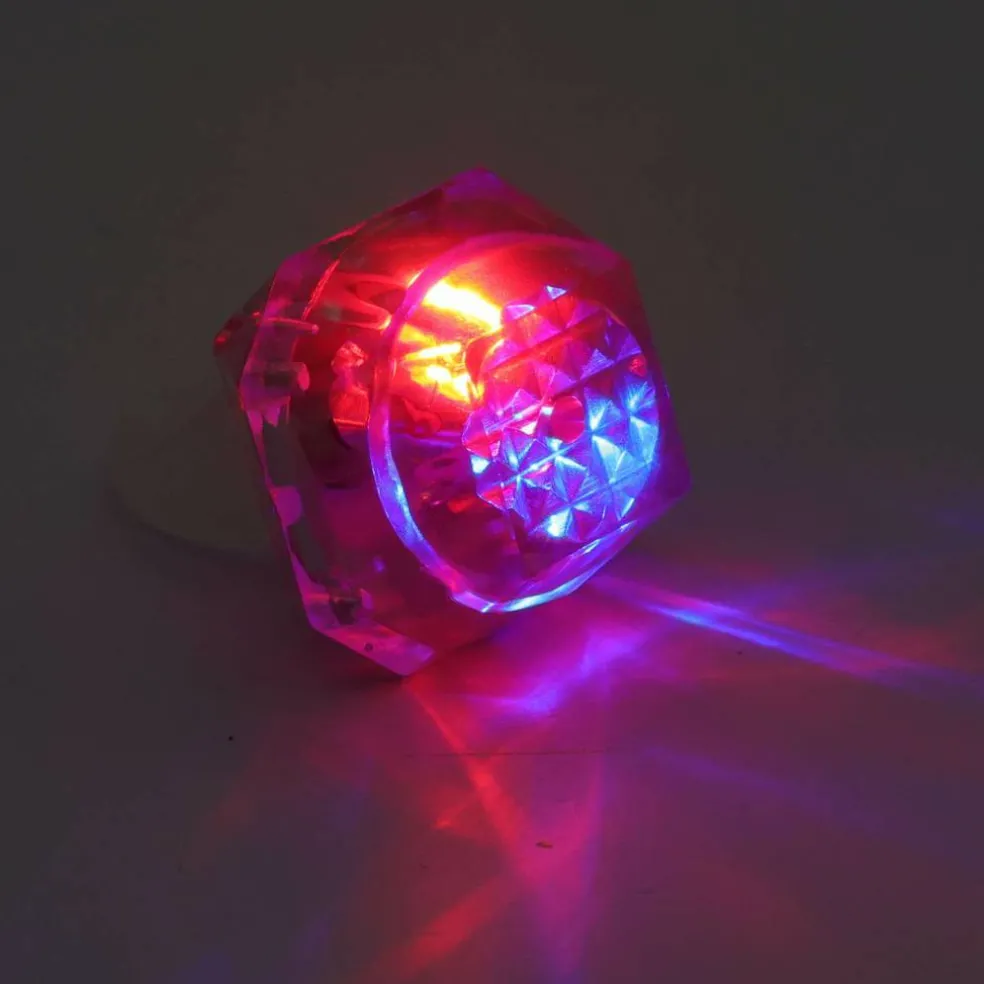 6 Pack: 2" Purple Light-Up Ring by Celebrate It™