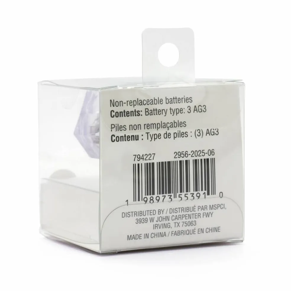 6 Pack: 2" Purple Light-Up Ring by Celebrate It™
