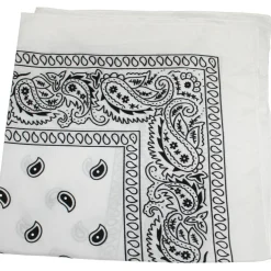8 Pack Qraftsy Cotton Extra Large Paisley and Plain Stylish Printed Bandana