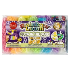 12 Pack: Rainbow Loom® Glow-in-the-Dark Treasure Box™ Bracelet Making Kit