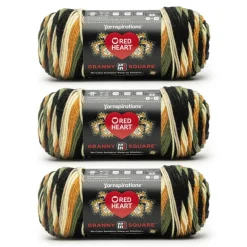 3 Pack Red Heart® All in One™ Granny Square™ Yarn