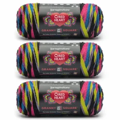 3 Pack Red Heart® All in One™ Granny Square™ Yarn