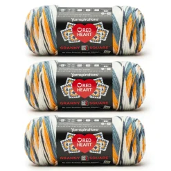 3 Pack Red Heart® All in One™ Granny Square™ Yarn