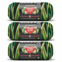 3 Pack Red Heart® All in One™ Granny Square™ Yarn