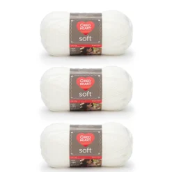 3 Pack Red Heart® Soft™ Solids Yarn