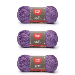 3 Pack Red Heart® Soft™ Solids Yarn