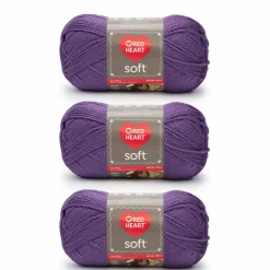 3 Pack Red Heart® Soft™ Solids Yarn