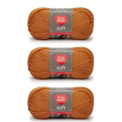 3 Pack Red Heart® Soft™ Solids Yarn