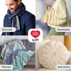 3 Pack Red Heart® Soft™ Solids Yarn