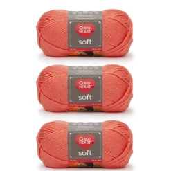 3 Pack Red Heart® Soft™ Solids Yarn