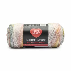 2 Pack Red Heart® Super Saver® Bitty Stripes™ Yarn
