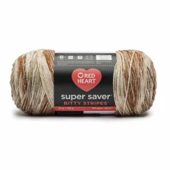 2 Pack Red Heart® Super Saver® Bitty Stripes™ Yarn