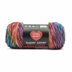 2 Pack Red Heart® Super Saver® Bitty Stripes™ Yarn