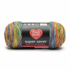 2 Pack Red Heart® Super Saver® Bitty Stripes™ Yarn