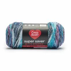 2 Pack Red Heart® Super Saver® Bitty Stripes™ Yarn