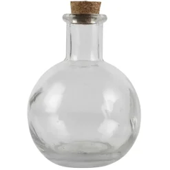 12 Pack: Round Glass Bottle with Cork by Ashland™