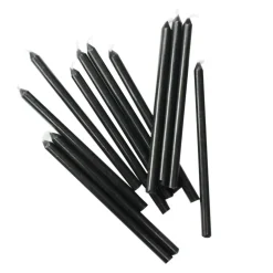 12 Packs: 12 ct. (144 total) Black Candles by Celebrate It®