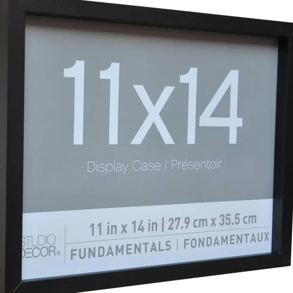 9 Packs: 2 ct. (18 total) Black Fundamentals 11" x 14" Display Cases by Studio Décor®