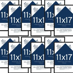 6 Packs: 2 ct. (12 total) Black Multipurpose 11" x 17" Frames, Basics by Studio Décor®
