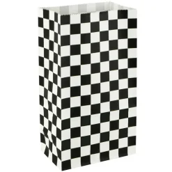 24 Packs: 12 ct. (288 total) Black & White Checker Favor Bags by Celebrate It™
